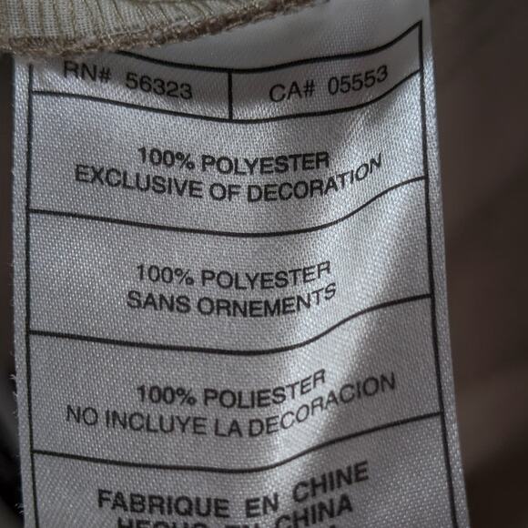 Nike Golf FitDry Pants 38 Beige Tan Khaki Men’s Polyester Pleated Trousers - Picture 5 of 5